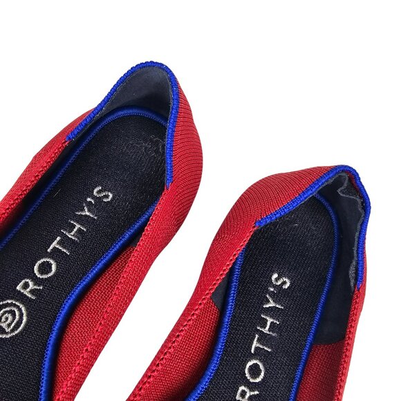ROTHY'S "The Point" Chili Red Point Toe Flats | US 8.5 | $149 - Picture 8 of 9